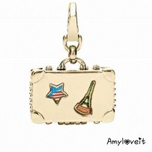 Fossil Brand Vintage Suitcase Charm